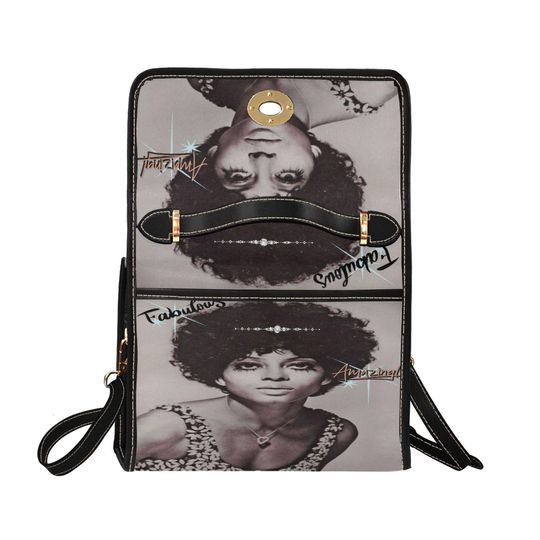 Diana Lock bag (black shoulder strap, black edging)