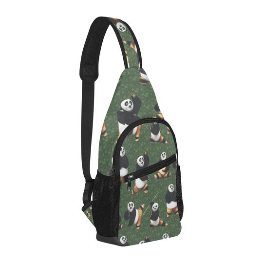 Character Kong fu Chest Bag