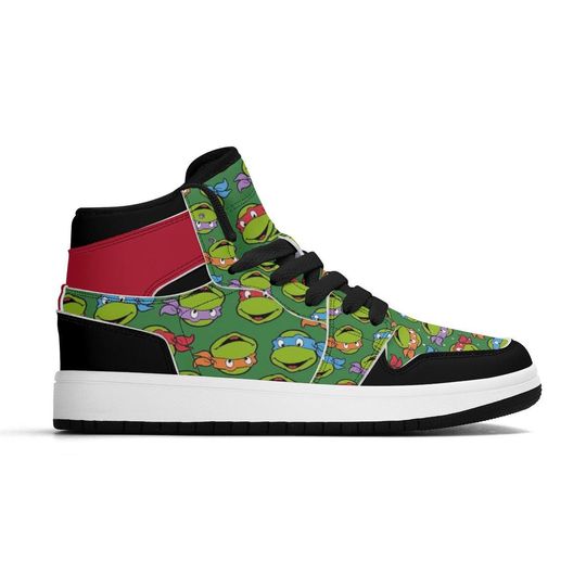 Character Turtles Children High-Top Sneakers