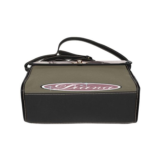Diana Lock bag (black shoulder strap, black edging)