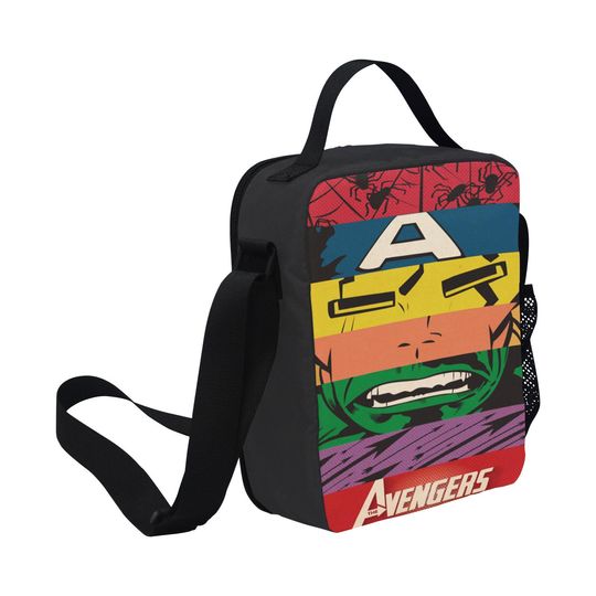 Character Marvel Group Print Crossbody Bag