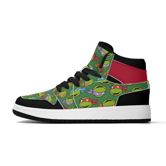 Character Turtles Children High-Top Sneakers