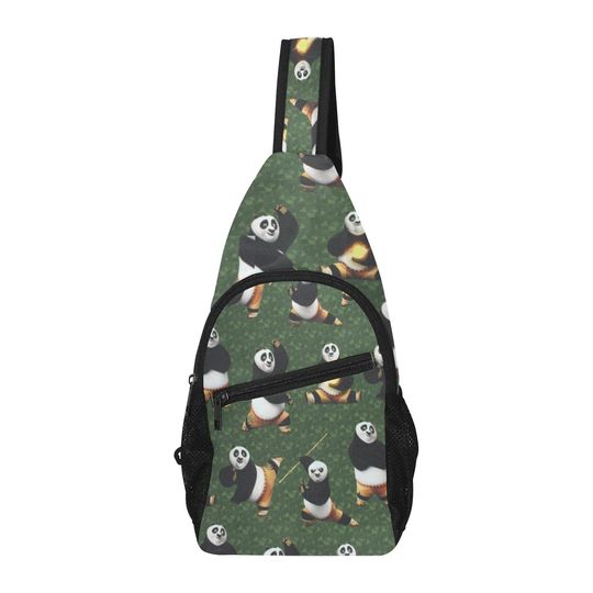 Character Kong fu Chest Bag