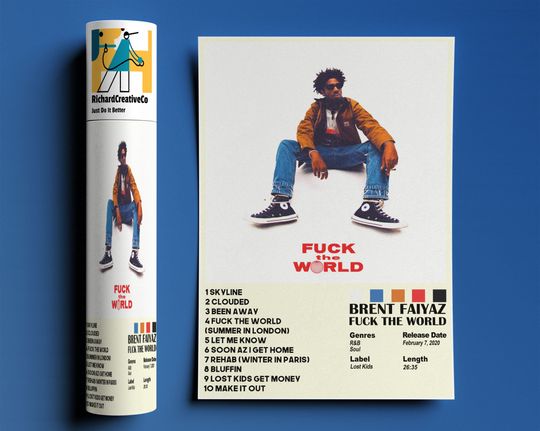 Brent Faiyaz Poster