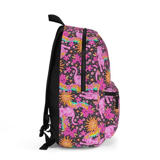 Pink Panther Sun Backpack - Sun & Moon Cosmic Jungle Aesthetic Bag