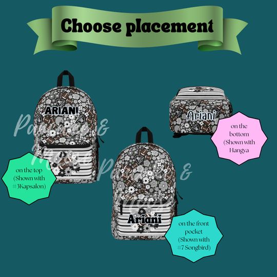 Las Vegas Football Floral Backpack - Black & Silver Game Day School Bag