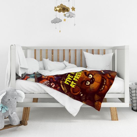 Five Nights At Freddy's Blanket, FNAF Baby Blanket