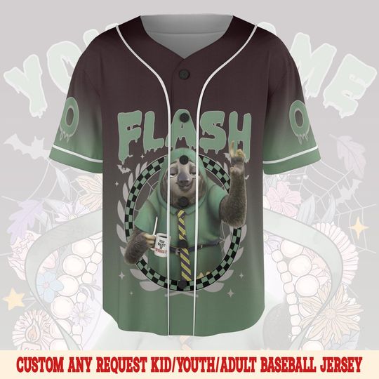 Custom Disney Zootopia Character Baseball Jersey, Halloween Party 2025