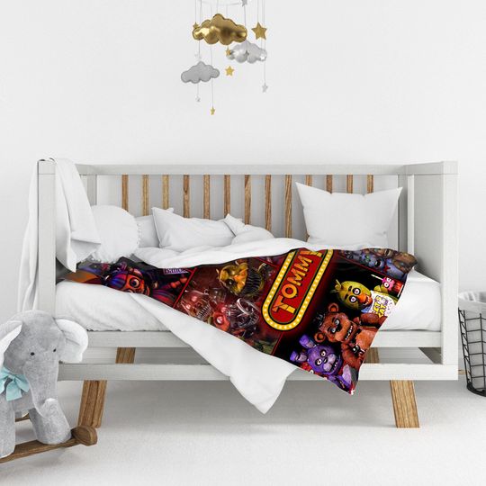Customized Five Nights at Freddy's Blanket, FNAF Blanket, FNAF Baby Blanket