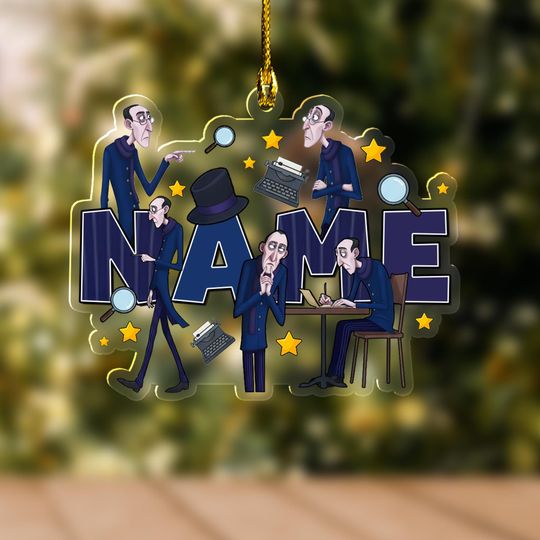 Custom Ratatouille Hologram Ornament, Pixar Linguini Keepsake Acrylic Ornament