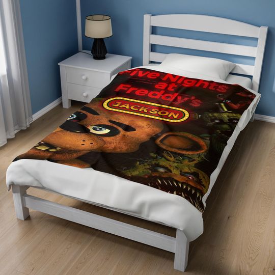Customized Five Nights at Freddy's Blanket, FNAF Blanket, FNAF Baby Blanket