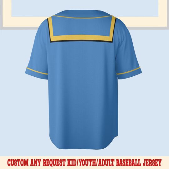 Custom Disney Donald Duck Baseball Jersey