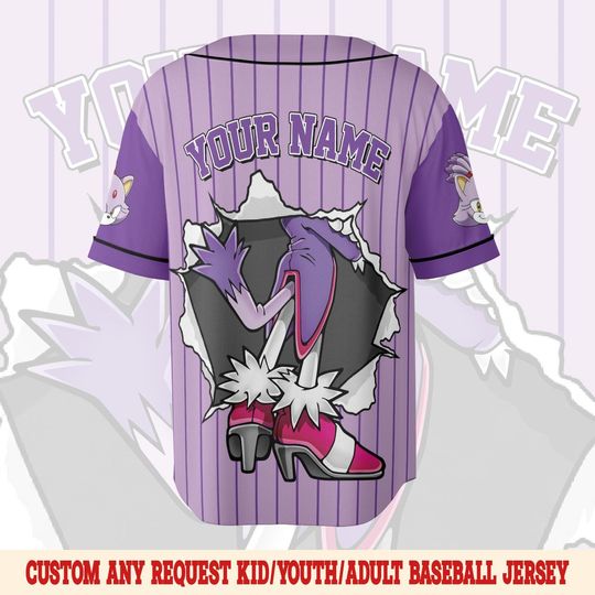 Custom Sonic Halloween Baseball Jersey, Sonic the Hedgehog Jersey