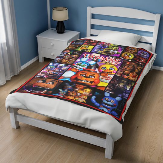 Customized Five Nights At Freddy's Blanket/FNAF Blanket/FNAF Baby Blanket