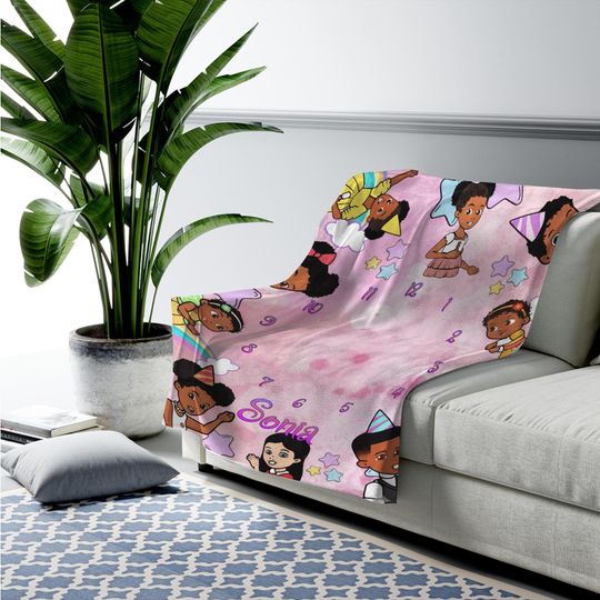 Custom Gracie's Corner Milestone Blanket, Gracie's Corner Blanket