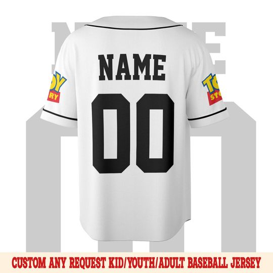Forky Halloween Costume Baseball Jersey, Forky Halloween Group, Forky Emotion Face Jersey