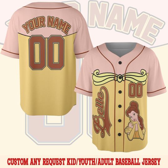 Beauty And The Beast Cosplay Baseball Jersey, Disneybound Beast Baseball Jersey