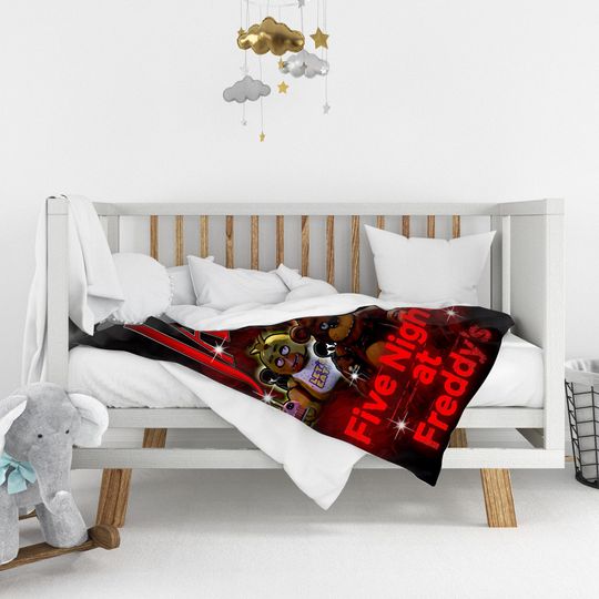 Customized Five Nights at Freddy's Blanket, FNAF Blanket, FNAF Baby Blanket