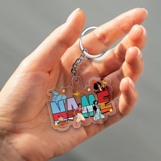 Aladdin keychain, Aladdin Christmas keychain, 2025 Christmas keychain