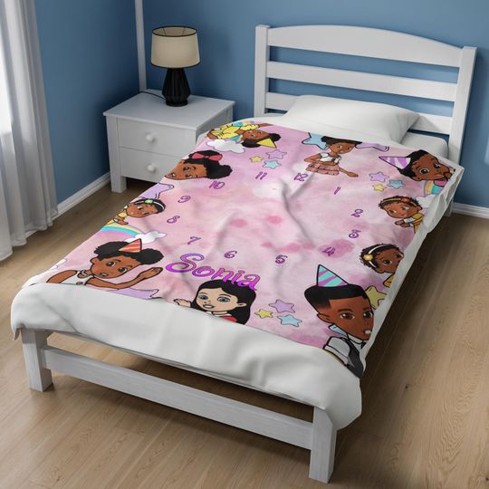 Custom Gracie's Corner Milestone Blanket, Gracie's Corner Blanket