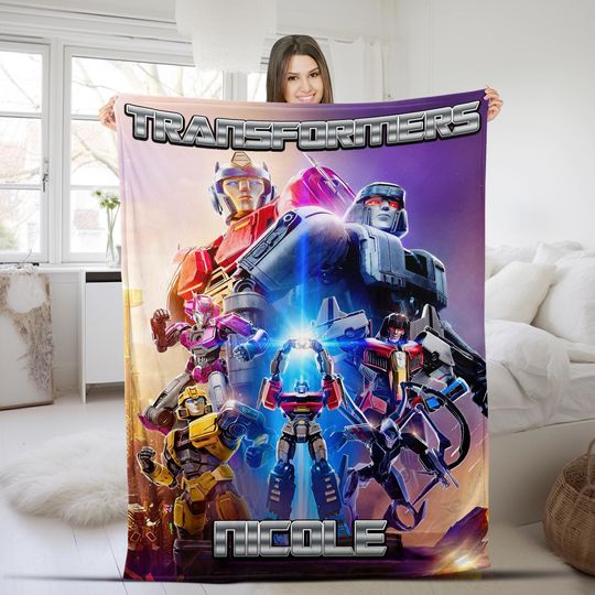 Custom Transformer Blanket/Personalized Optimus Prime Blankets