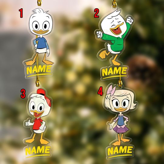 Ducktales Christmas Cutout Ornament/Ducktales Christmas Gift