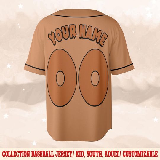 Toy Characters Head Face Couple 3D Baseball Jersey, Potato Head Matching Jersey