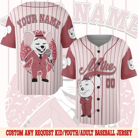 Custom Sing Movie Baseball Jersey | Personalized Team Jersey