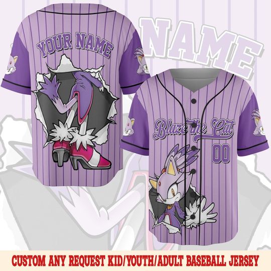 Custom Sonic Halloween Baseball Jersey, Sonic the Hedgehog Jersey