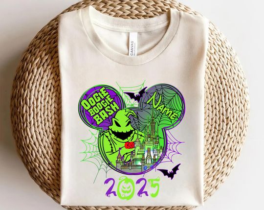 Personalized Oogie Boogie Bash 2025 shirt, Mickey Stitch Oogie Boogie Halloween