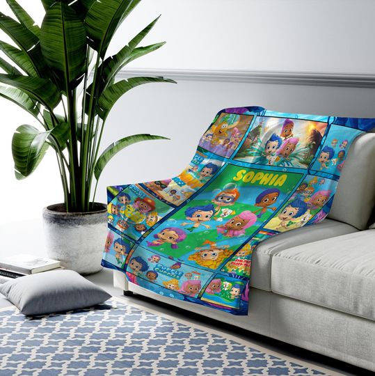 Bubble Guppies Blanket, Bubble Guppies Blanket, Bubble Guppies Characters Molly Goby