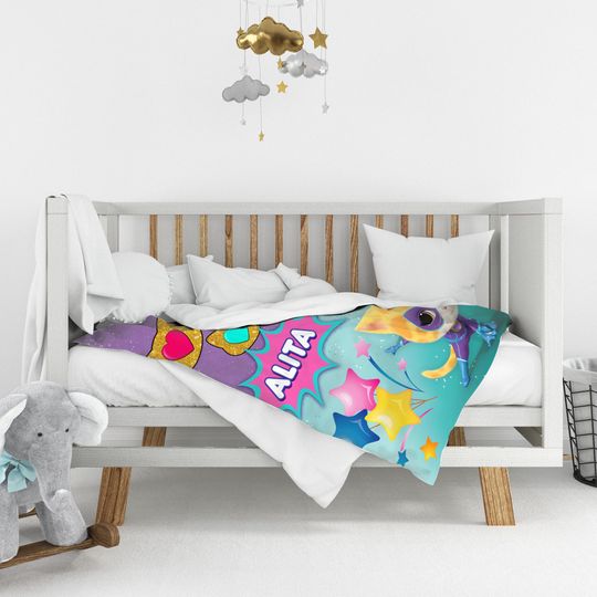 Custom Super Kitties Blanket, Custom Super Kitties Blanket