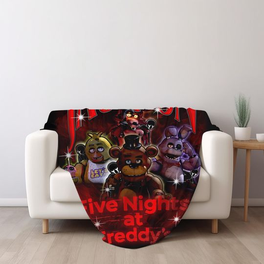 Customized Five Nights at Freddy's Blanket, FNAF Blanket, FNAF Baby Blanket