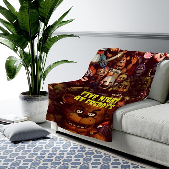 Five Nights At Freddy's Blanket, FNAF Baby Blanket