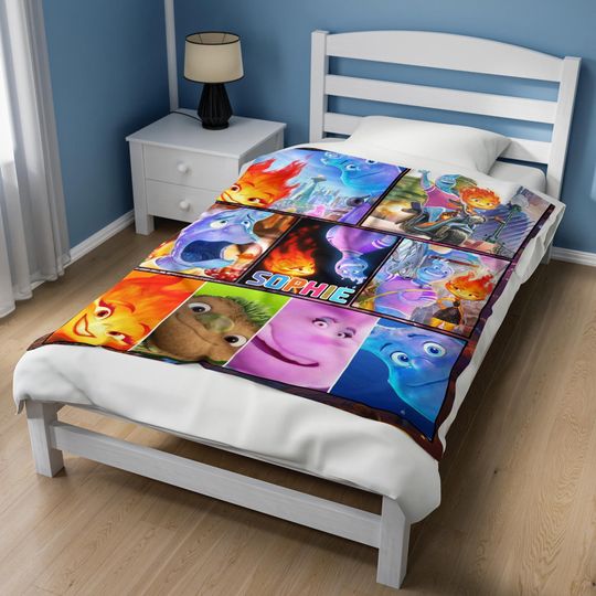 Elemental Blanket/Fire And Water Ember And Wade Fleece Blanket