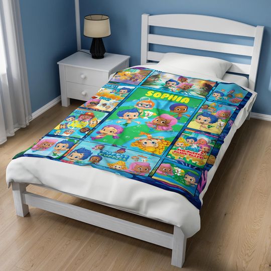 Bubble Guppies Blanket, Bubble Guppies Blanket, Bubble Guppies Characters Molly Goby