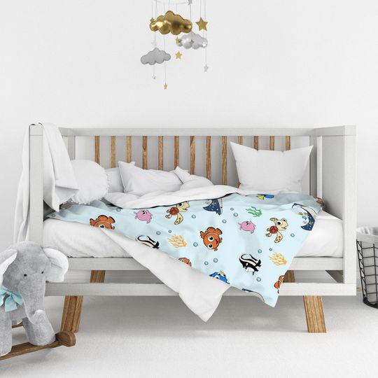 Finding Nemo Sherpa Blanket, Finding Dory Plush Blanket