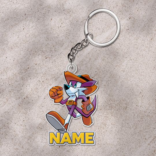 Sonic Acrylic Keychain, Disney Cutout Keychain, Personalized Christmas Keychain