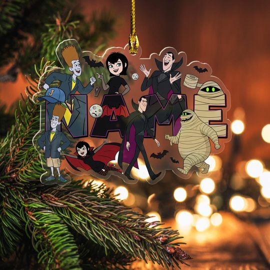 Hotel Transylvania Cutout Ornament, Hotel Transylvania Christmas Acrylic Ornament