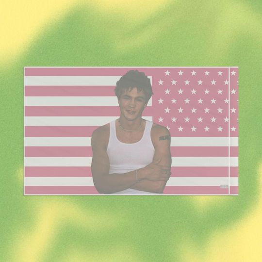 Chad Michael Murray Flag, Polyester Organza Dorm Decor