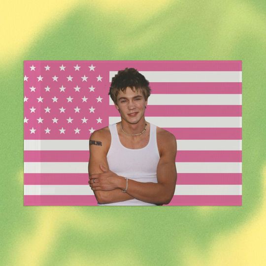 Chad Michael Murray Flag, Polyester Organza Dorm Decor