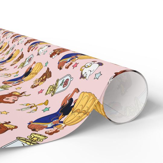 Beauty & The Beast Gift Wrapping Papers 1pc Roll