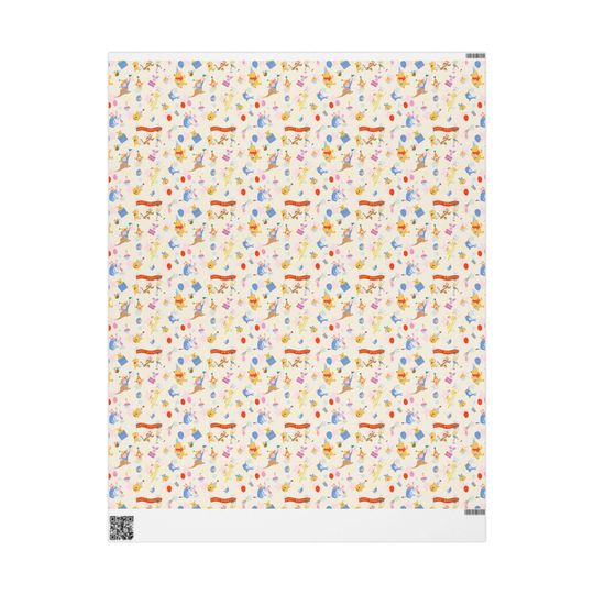 Winnie the Pooh Birthday Gift Wrapping Papers 1pc Roll