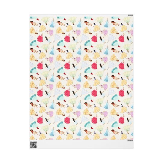 Princess Wrapping Paper 1pc Roll