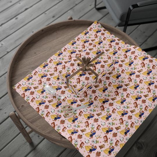 Beauty & The Beast Gift Wrapping Papers 1pc Roll