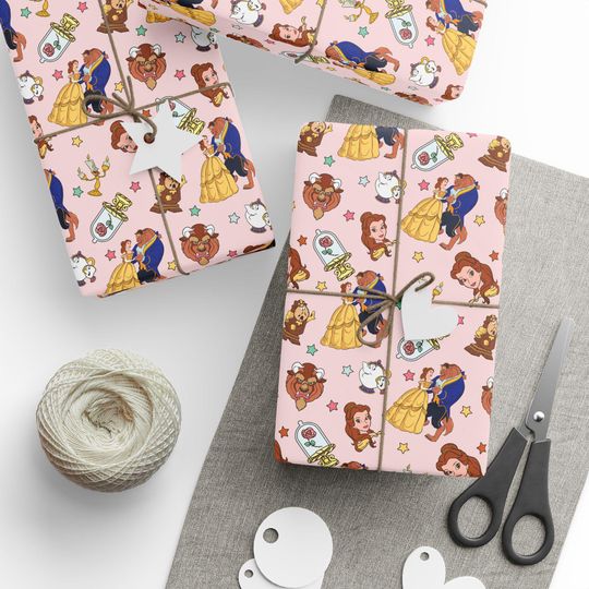 Beauty & The Beast Gift Wrapping Papers 1pc Roll