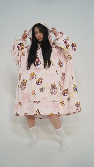 Sailor Moon  oversize Blanket Hoodie