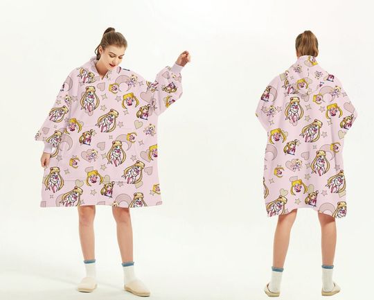 Sailor Moon  oversize Blanket Hoodie