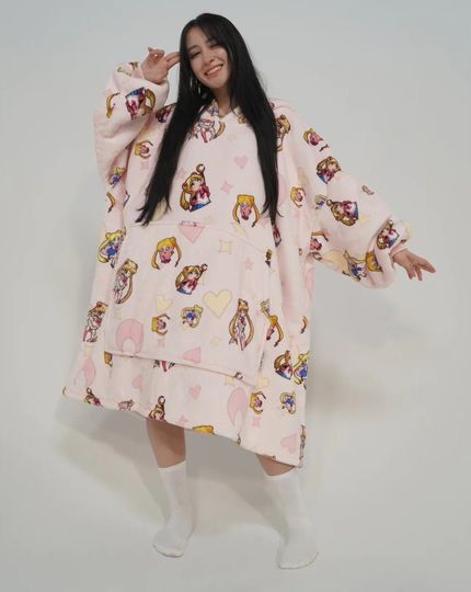 Sailor Moon  oversize Blanket Hoodie