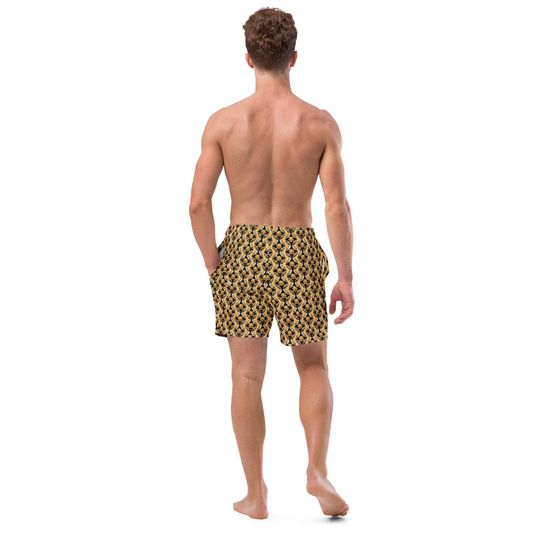 All-Over Print Recycled Swim Trunks